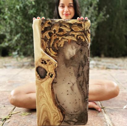 Motherhood - Self-portrait - a Sculpture & Installation Artowrk by Lilita Design